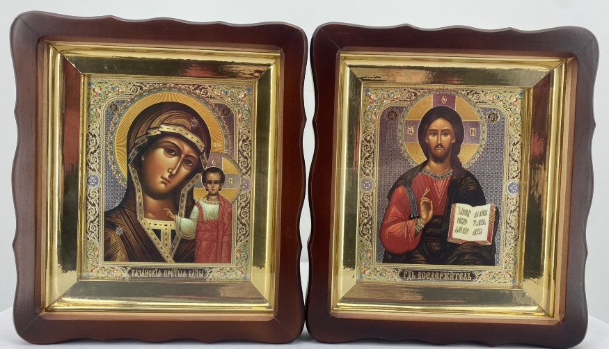 Иконы "Венчальная пара" №31 26х23 см