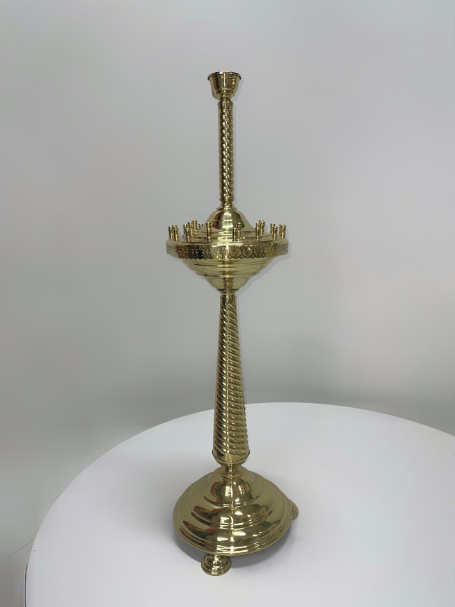 Подсвечник на двадцать четыре свечи №2 — латунь