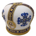 Митра «крест» белая
