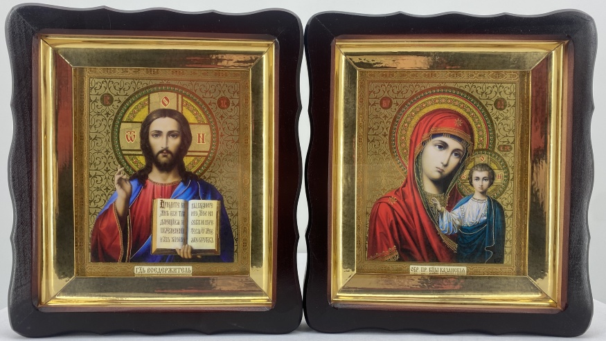 Иконы «Венчальная пара» №1 26×23 см