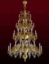 Паникадило четыре яруса, сорок две свечи (№69)