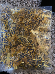 Крест нательный восьмиконечный большой 5х3,5 см