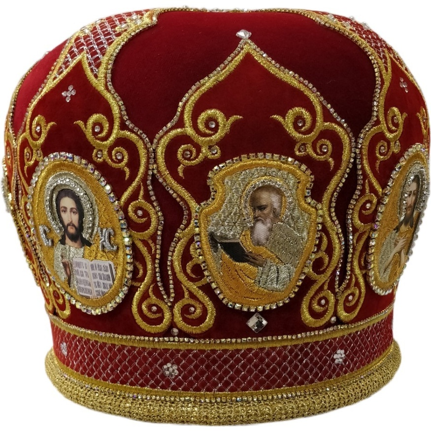 Митра «Купол» красная