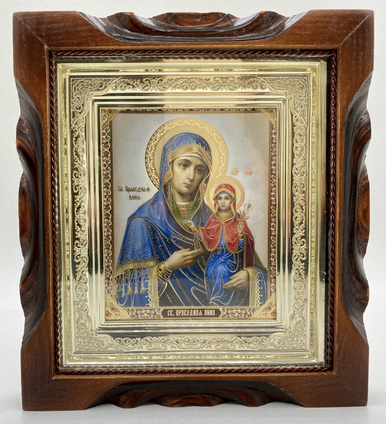 Икона святой праведной Анны 19х17