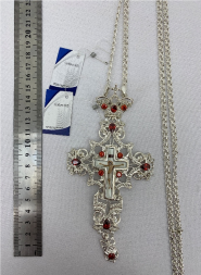 Крест нательный 16х8 см, серебро