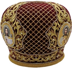 Митра «Сетка» красная