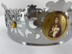 Венцы диаметром 18,5 см (серебряные, без вставок)