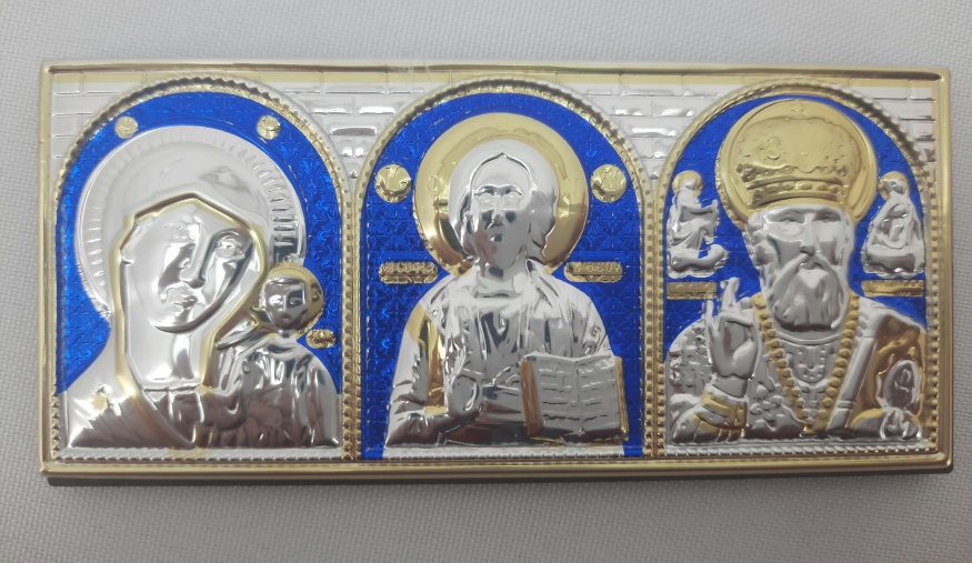 Автомобильный тройник, тиснение, благословение