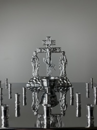 Панихидная крышка 46 свечей 60х50 см