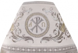 Облачение священника комбинированное из парчи «Флоровский крест», с вышитым омофором, вышивка «Новый узор»