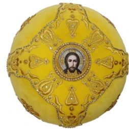 Митра «Крест» жёлтая