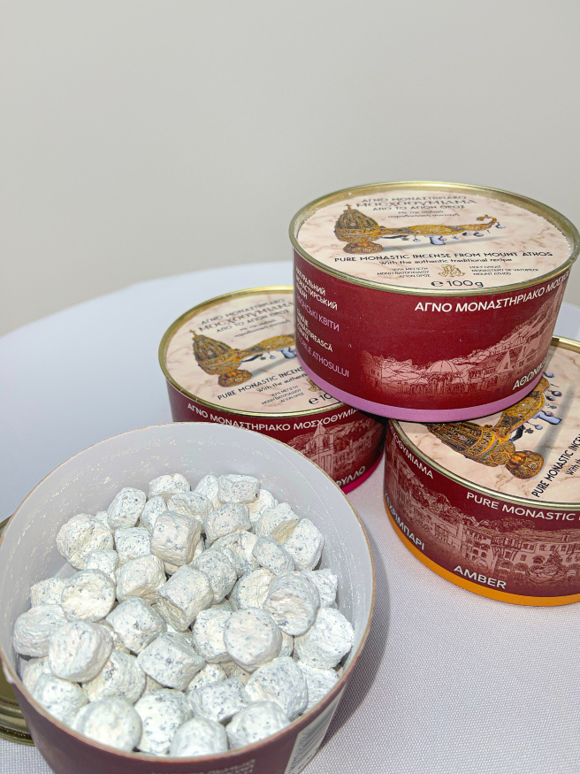 Ладан Ватопедского монастыря Афон 100 г (ассортимент в описании)