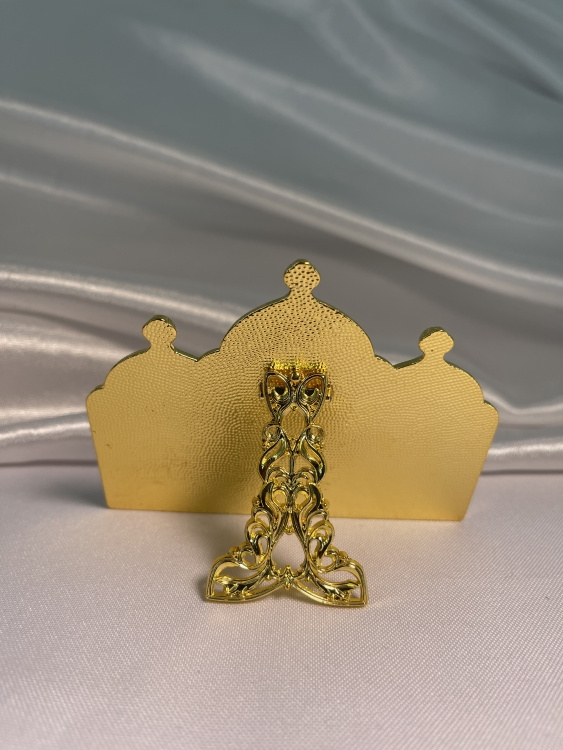 Тройник на подставке в металлическом окладе