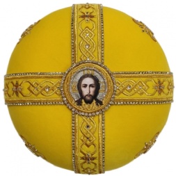 Митра «Крест» жёлтая