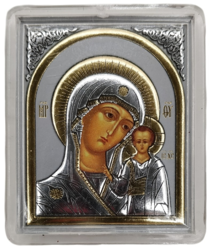 Икона на лепке и подставке, в оргстекле