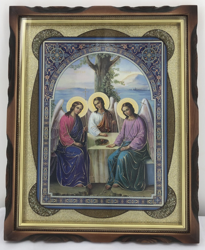 Икона Троица Ветхозаветная 44х54