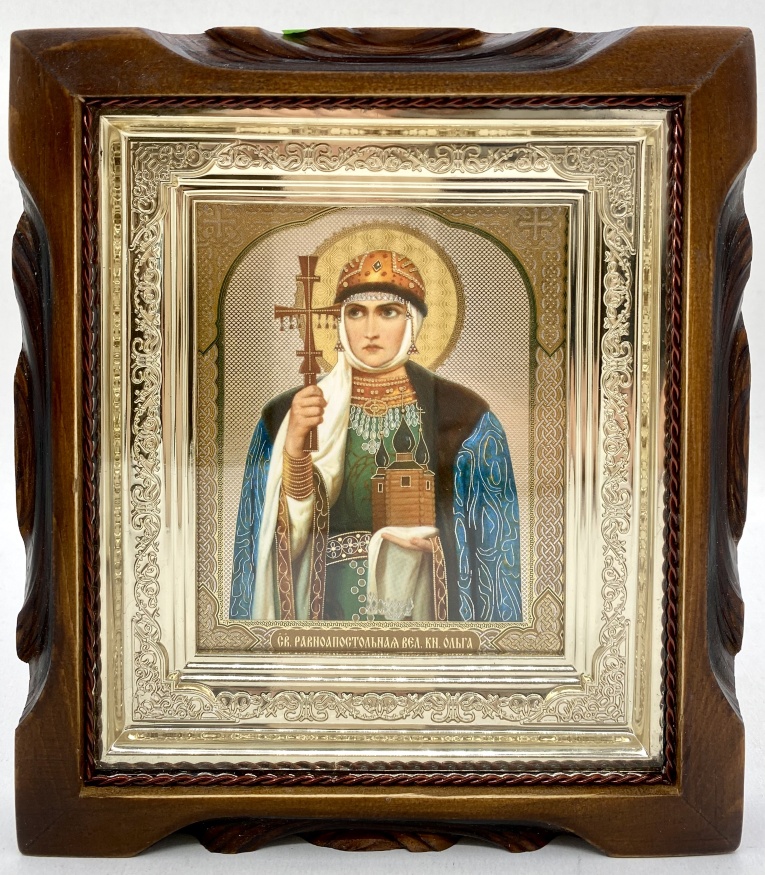 Икона святой равноапостольной великой княгини Ольги 19х17