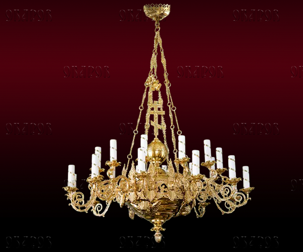 Паникадило, один ярус, двадцать четыре свечи (№45)