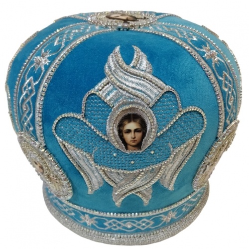 Митра "Херувим" голубая
