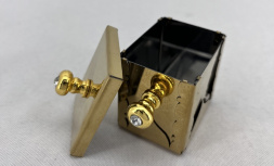 Дарохранительница, высота 52 см, диаметр 18 см