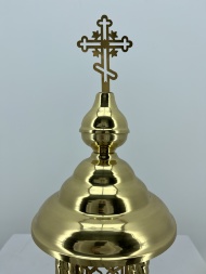 Дарохранительница, высота 43 см, диаметр 17 см