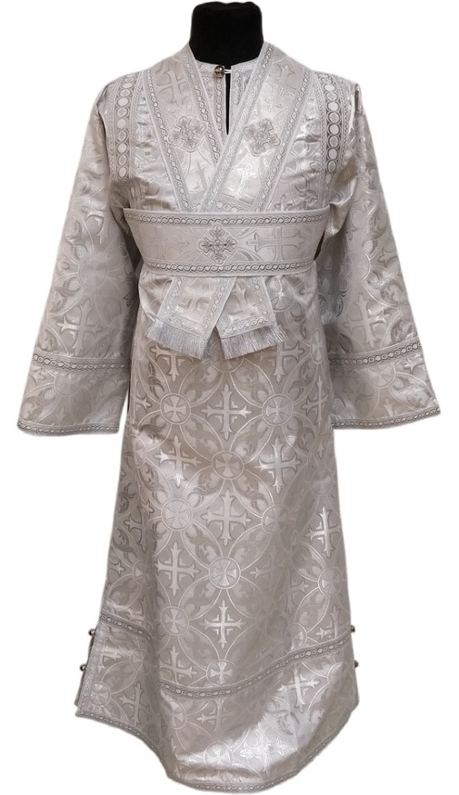 Стихар из парчи (дешёвый), пономарский, с орарём