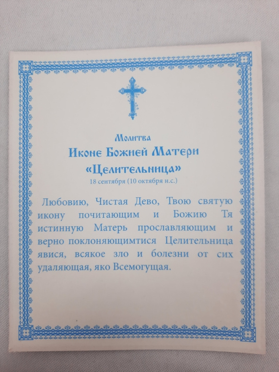 Икона Божией Матери «Целительница»