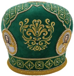 Митра «Орнамент» зелёная