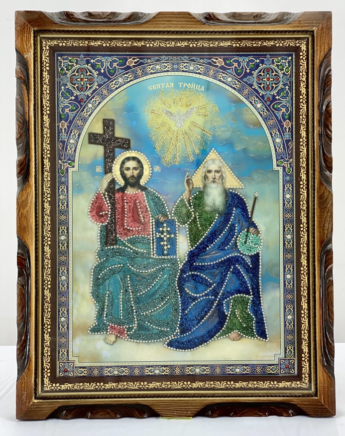 Икона Новозаветная Троица 36х46
