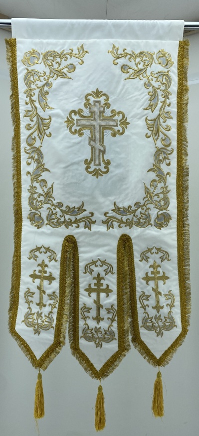 Хоругви, пара, вышивка "Градиент" (Крещение Господне и Рождество Христово)