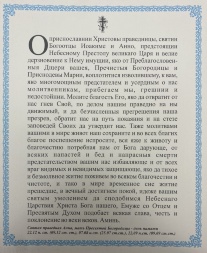 Икона святой праведной Анны 24х20 см