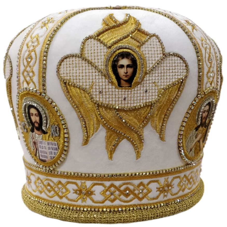 Митра «Херувим» белая