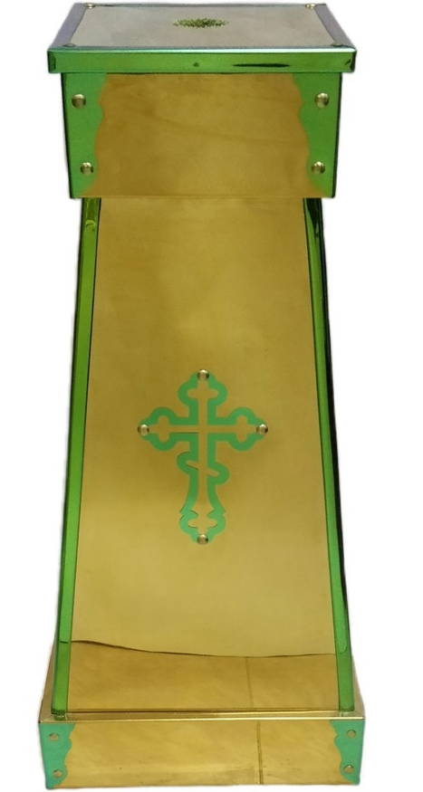 Подставка 35×35 см низ 24×24 см верх (высота 76,5 см)