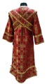 Стихарь из парчи, пономарский, с орарем