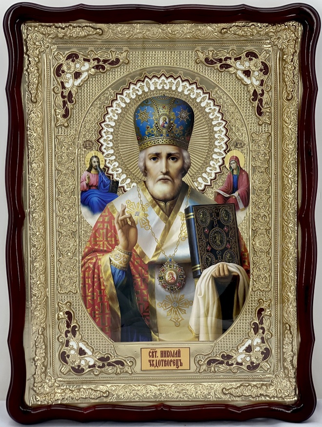 Икона святителя Николая Чудотворца 82х61