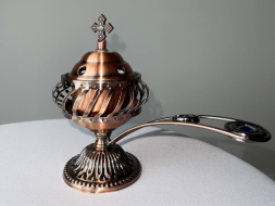 Кадильница металлическая «Переплет» (медь)
