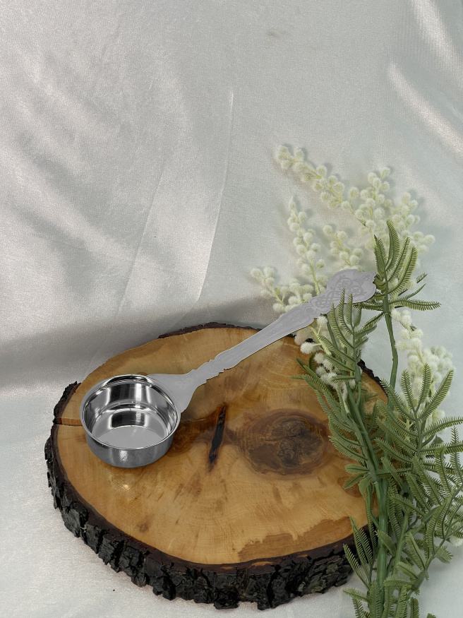 Ковш для теплоты, никелированный, 18,5×7,5 см, высота 3 см