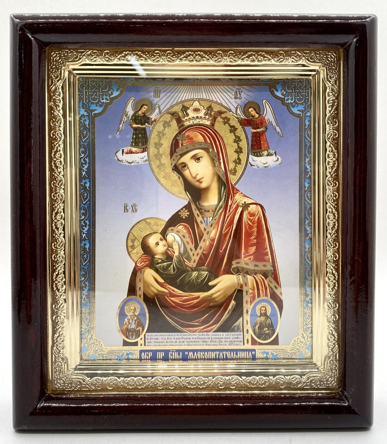Икона Богоматери «Млекопитательница» 23×20
