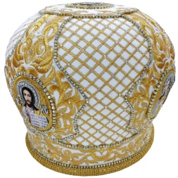 Митра «Сетка» белая