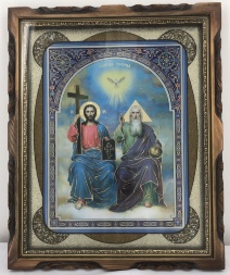 Икона Новозаветная Троица 44х54