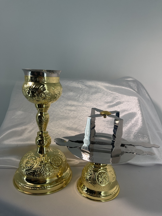 Потир с принадлежностями 31,5×18 см (1342)