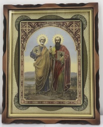 Икона святых апостолов Петра и Павла 44×54