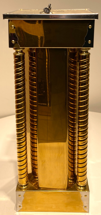 Жертва на храм с трубами булат 33х33 см (высота 82,5 см)