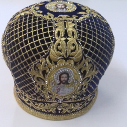 Митра «Сетка» синяя