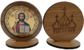 Икона на деревянной подставке 6х6
