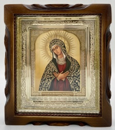 Икона Божией Матери «Остробрамская» 19×17