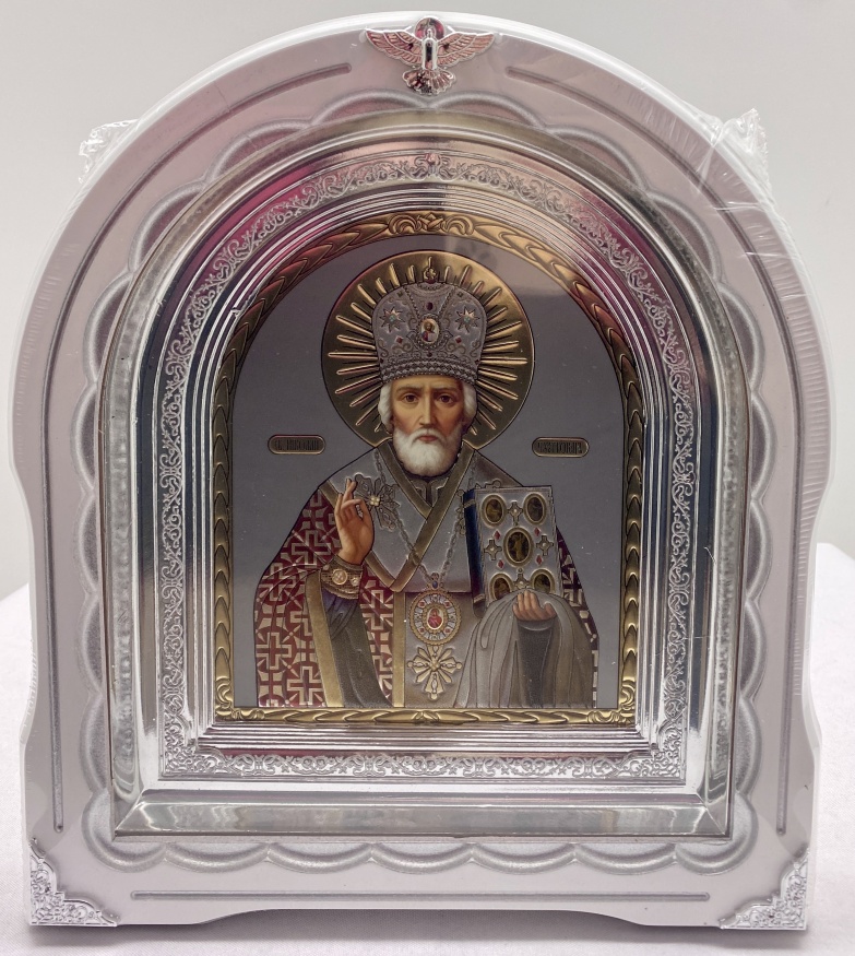 Икона Святителя Николая Чудотворца 27х25 см