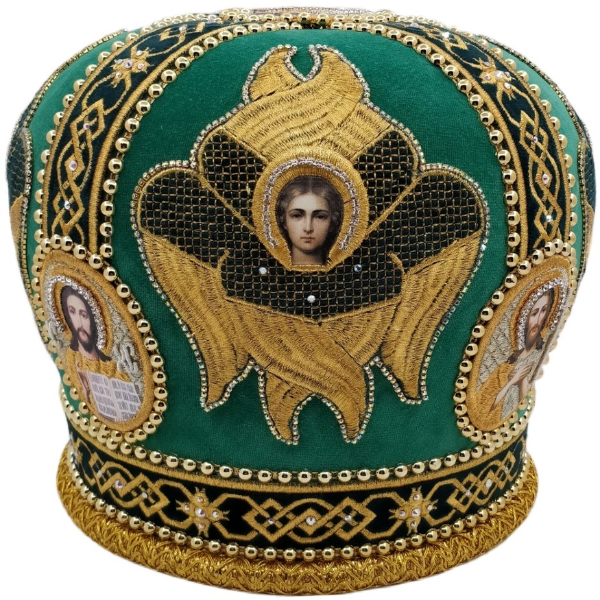 Митра "Херувим" зелёная