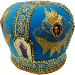 Митра «Херувим» Голубая
