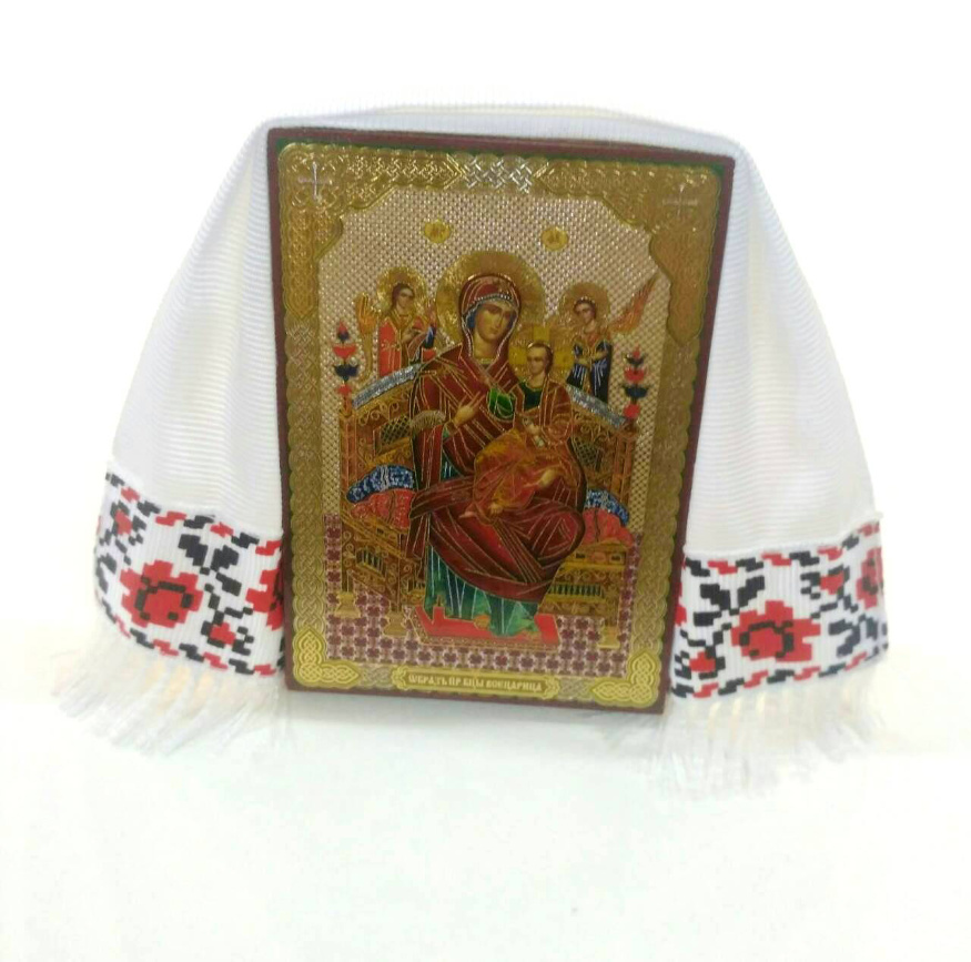 Икона Божией Матери "Всецарица" 8,5×6